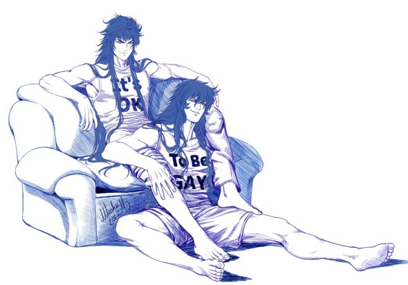 Camus & Milo - Saint Seiya