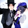 Sebastian (Reika) e Ciel - Kuroshitsuji