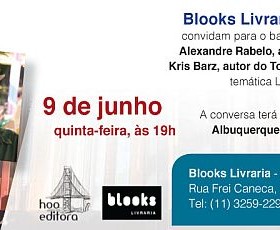 Debate sobre literatura LGBT com Alexandre Rabelo e Kris Barz