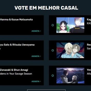 Dois casais “BL” no Anime Awards