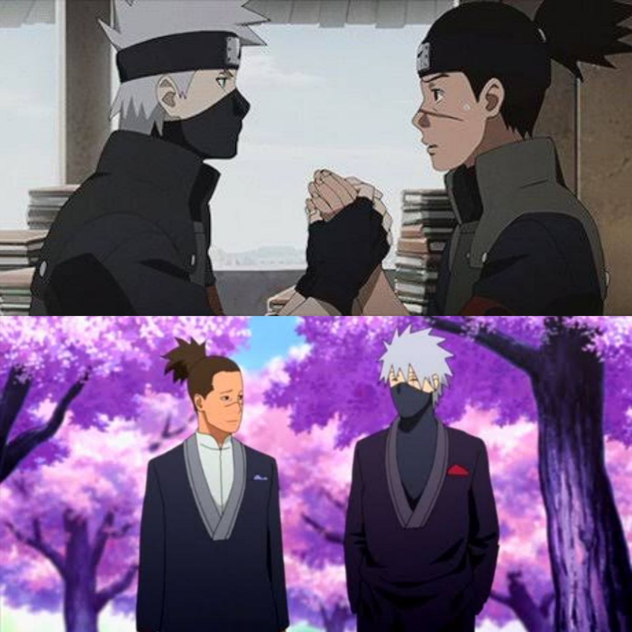 História Um casal de sensei(Kakashi x Iruka) - História escrita